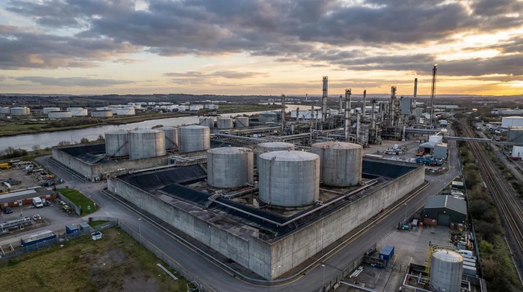 Secondary Containment Lining — Petrochemical Terminal