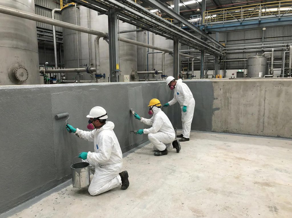Tank Farm Lining — Chemical Plant